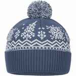 Шапка ELNIK, серая с молочно-белым