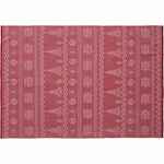 Плед ELNIK, красный с молочно-белым