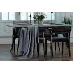 Плед ORNATO, серый (дымчатый)