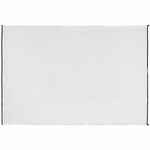 Плед FRINGY, белый с черным