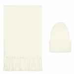 Шапка FLETTE, молочно-белая