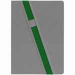 Ежедневник RUBIKON на заказ, недатированный серо-зеленый