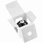 Елочный шар FINERY GLOSS, 8 см, глянцевый черный