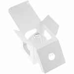 Елочный шар FINERY GLOSS, 8 см, глянцевый белый