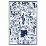 Плед на заказ TRICKSY NET, 2 цвета, L, полушерсть