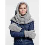 Балаклава-капюшон FLOCKY, серая