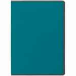 Ежедневник FRAME, недатированный, бирюзовый с серым