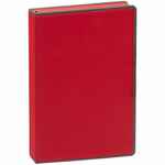 Ежедневник FRAME, недатированный, красный с серым