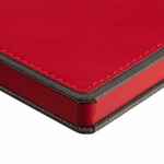 Ежедневник FRAME, недатированный, красный с серым