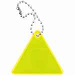 Светоотражатель SPARE CARE, треугольник, желтый неон