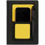 Ежедневник MOBILE на заказ, недатированный, черно-желтый