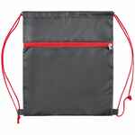 Детский рюкзак NOVICE, серый с красным