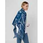 Палантин с бахромой на заказ RINN FINT, акрил