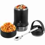 Термос для еды TABENODO, черный