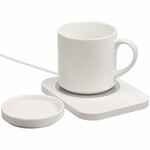 Кружка с подогревом и беспроводной зарядкой DUALBASE PLUS, белая