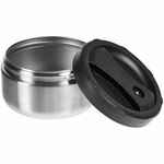 Термос для еды JIAYI в термочехле, черный