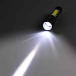 Фонарик аккумуляторный с фокусировкой луча KIRK, черный