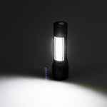 Фонарик аккумуляторный с фокусировкой луча KIRK, черный