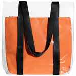 Шопер CLARITY с оранжевым органайзером, прозрачный