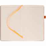 Ежедневник TON BLACK, недатированный, черный с оранжевым