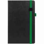 Ежедневник TON BLACK, недатированный, черный с зеленым
