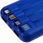 Внешний аккумулятор OMNI QI 10000 мАч, синий