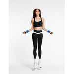 Скакалка скоростная ARRIBA, черная с серым