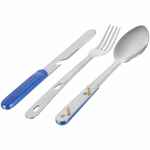 Набор походных столовых приборов CAMPSITE, синий