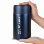 Термос для еды RELAXIKA 1000, темно-синий