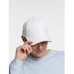 Бейсболка SPIKER, белая с темно-синим