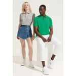 Рубашка поло унисекс PEGASE, серый меланж, размер XXS