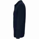 Рубашка поло унисекс с длинным рукавом PLANET LSL, темно-синяя, размер S