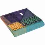 Плед MUMBAI, фиолетовый с бирюзовым