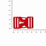 Застежка-пряжка FIBBIA, красная