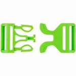 Застежка-пряжка FIBBIA, зеленый неон