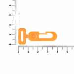 Застежка-карабин СARABINE, S, оранжевый неон