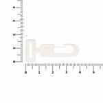 Застежка-карабин СARABINE, S, белый