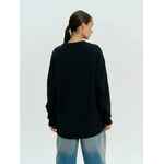 Свитшот оверсайз унисекс OMNIFIT, черный, размер XS/S