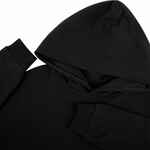 Худи оверсайз унисекс KOSMOS, черное, размер XS/S