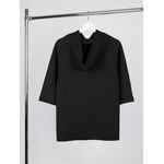 Футболка оверсайз унисекс с капюшоном NEOFIT, черная, размер XS/S