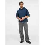 Футболка оверсайз унисекс с капюшоном NEOFIT, темно-синяя, размер XS/S