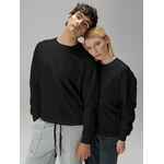 Свитшот унисекс VOZDUH, черный, размер XS/S