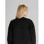 Свитшот оверсайз унисекс VOZDUH, черный, размер XS/S