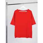 Футболка оверсайз унисекс VOZDUH, красная, размер XS/S