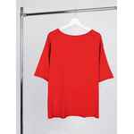 Футболка оверсайз унисекс VOZDUH, красная, размер XS/S