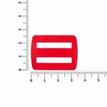 Пряжка — регулятор ремня FERMO, красная