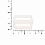 Пряжка — регулятор ремня FERMO, белая