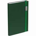 Ежедневник VIVIAN METAL, недатированный, зеленый