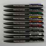 Ручка шариковая INKOLOR, черная с темно-синим