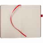 Ежедневник TON, недатированный, черный с красным